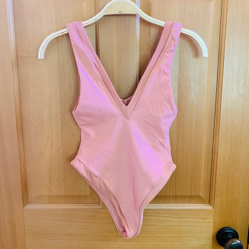 OneOne Swimwear Pink One Piece, Size S